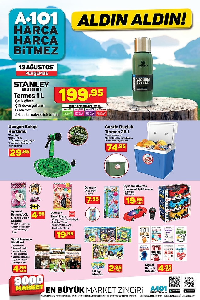 1 Litre Stanley Termos 199,95.