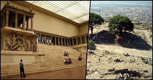 1. Bergama'dan götürülen Zeus Sunağı, şu an Berlin'de sergilenmekte...