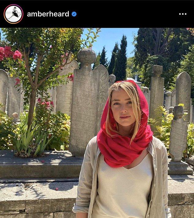 18. Geçtiğimiz günlerde Türkiye'ye gelen ve Bodrum'da tatil yapan Amber Heard, şu sıralar İstanbul'da!
