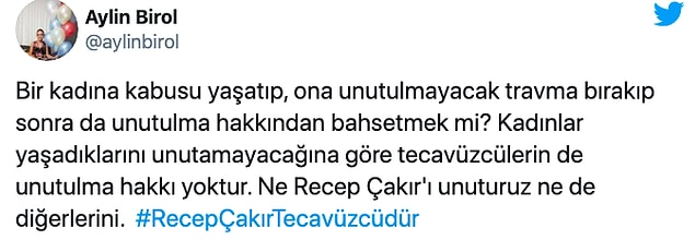 Mahkemenin kararına yoğun tepki var. Recep Çakır atılan binlerce tweet ile TT listesine girdi...