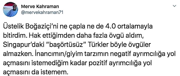 Adeta 'kapak' gibi bir cevaptı bu...