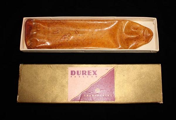 Durex'in tek kullanımlık olmayan kauçuk prezervatifleri: