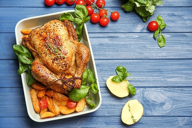 1. Fırında hindi dolması