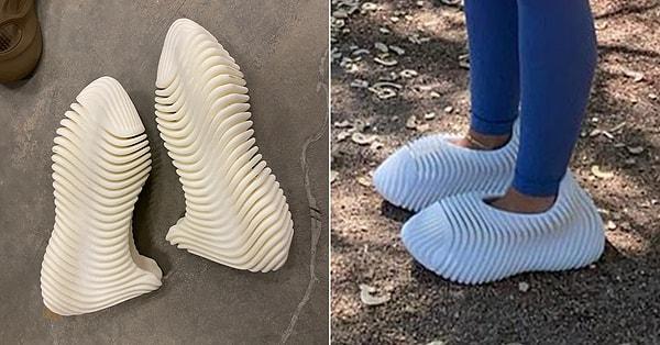 Kanye West öncülüğünde pek çok tasarımcı bu plastik ayakkabıları üretmeye başladı.