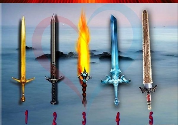 Выберите один из мечей: