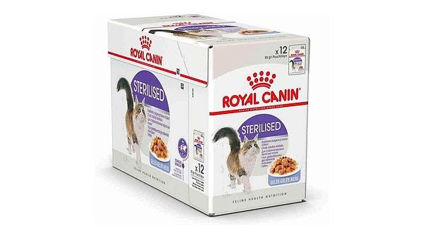 21. Royal Canin Sterilised Jelly Kısır Kedi Pouch Yaş Mama, 85 Gr x 12 Adet