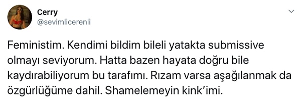 Şiddet sevdiğini söyleyen kadınlar ve erkeklerin de BDSM'ye maruz kaldıklarını, meselenin rıza olduğunu söyleyenler de işin içine girince ortalık bir miktar karıştı...