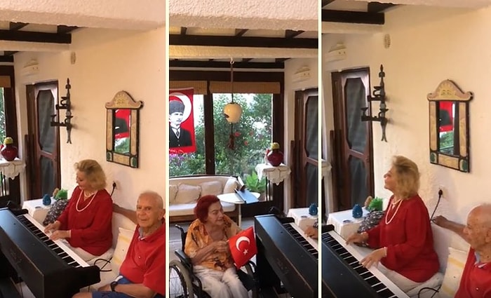 Anne ve Babasına Mozart'ın Türk Marşı Bestesini Çalan Piyanist Gülsin Onay'dan Muhteşem Görüntüler