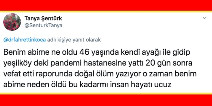 Koronavirüsün Vahametini Net Bir Biçimde Gösteren Yaşanan Kaosun Farkına Varacağınız Fahrettin Koca'ya Gelen 20 Mention