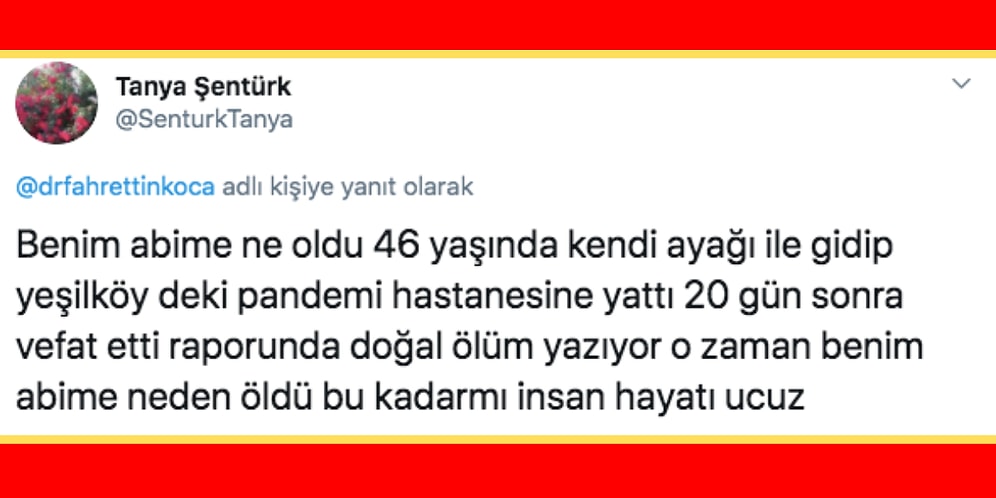 Koronavirüsün Vahametini Net Bir Biçimde Gösteren Yaşanan Kaosun Farkına Varacağınız Fahrettin Koca'ya Gelen 20 Mention