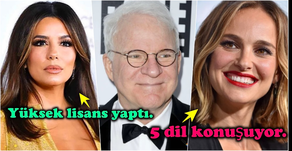 Yetenekleri ve Üstün Zekâları ile Harvard Mezunlarını Bile Gölgede Bırakacak Hollywood’un Çok Ünlü 15 İsmi