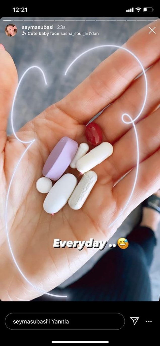 Bu konu şimdi Şeyma Subaşı'nın her gün aldığı 6 farklı vitamin ve besin takviyesini paylaşması ile yeniden gündeme geldi.