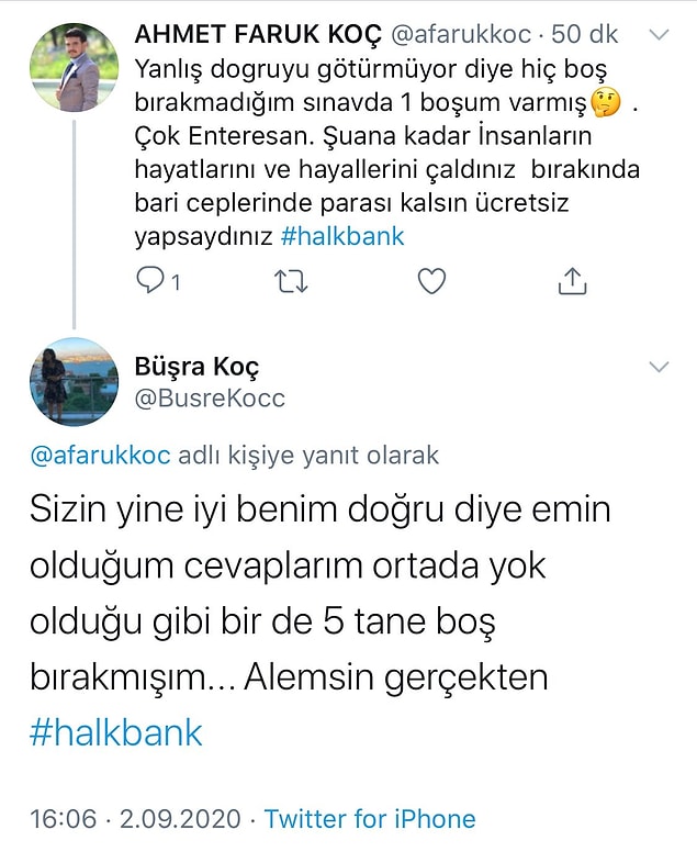 2. En çok konuşulan şeylerden biri ise adayların cevap anahtarlarında çıkan boşlar.