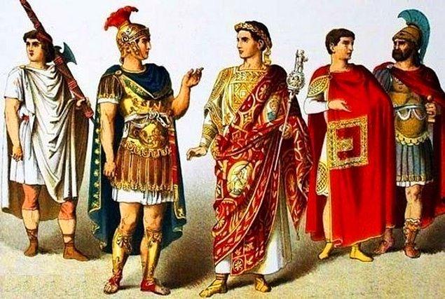 7. Antik Romalılar pantolonların kadınsı olduğunu düşündükleri için tunik giyiyorlardı.