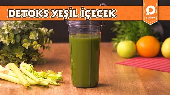 Mevsim Mahsullerini Değerlendirmenin Sağlıklı Yolunu Bulduk! Lezzetli Detoks Yeşil İçecek Nasıl Yapılır?