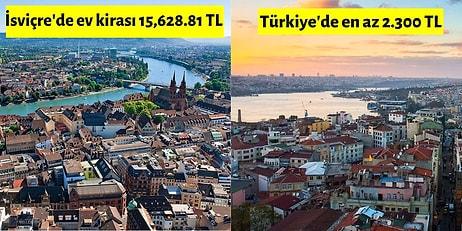 33 Bin TL'lik Asgari Ücret Tartışmasından Sonra İsviçre'deki ve Türkiye'de Bazı Harcamaların Fiyatlarını Karşılaştırdık