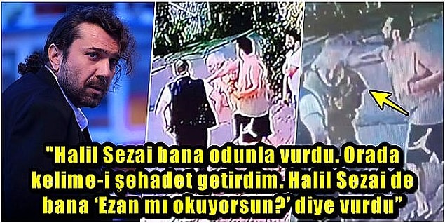 3. 67 yaşındaki bir kişiyi öldüresiye döven Halil Sezai'nin korkunç görüntüleri ortaya çıktı!