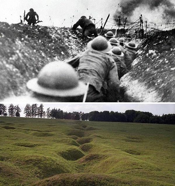 8. "Birinci Dünya Savaşı siperleri"