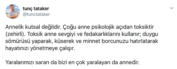 Anneye Toksik Denmez Psikolojik Danismanin Anneligin Kutsal Olmadigini Ve Annelerin Toksik Oldugunu Soylemesi Tartisma Yaratti