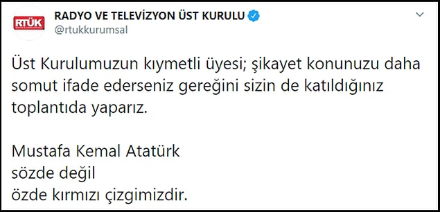 RTÜK ise Taşçı'ya şu yanıtı verdi 👇