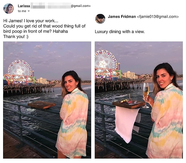 16. «Можешь убрать эту деревяшку с птичьими какашками?»