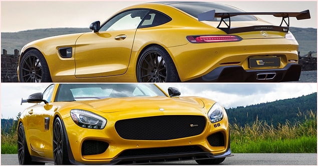10. Modifiye edilerek 756 beygire ulaşan bu Mercedes-AMG GT R, tam anlamıyla göz kamaştırıyor