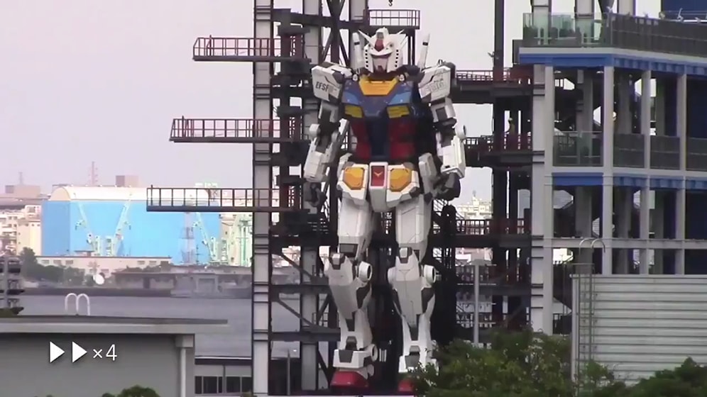 25 Ton Ağırlığında 18 Metrelik Robot Yapan Japonlardan Test Yürüyüşü