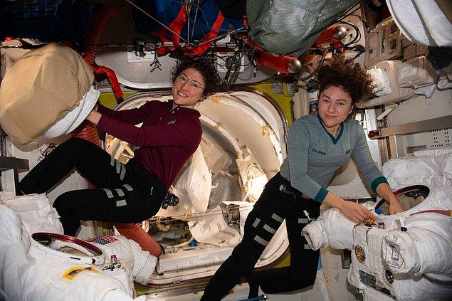 Astronotlar Christina Koch ve Jessica Meir