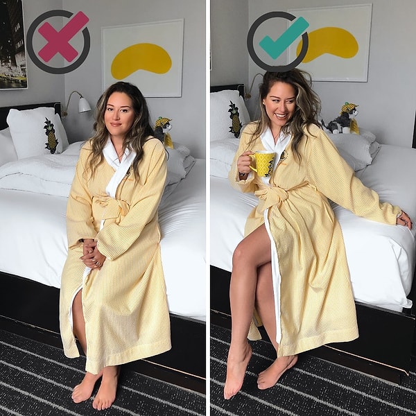 Даже в домашней одежде можно красиво фоткаться: