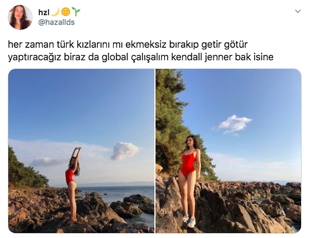 Türk kızlarını fazla yorduğunu düşünerek biraz da global'e açılan bu kişi de Kendall Jenner'a meydan okuyor.