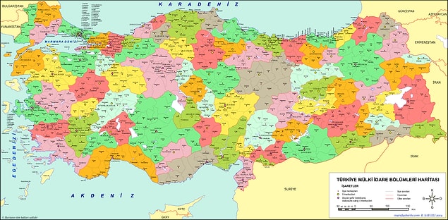 7. Biraz da coğrafya! Türkiye'nin coğrafi koordinatları nedir?