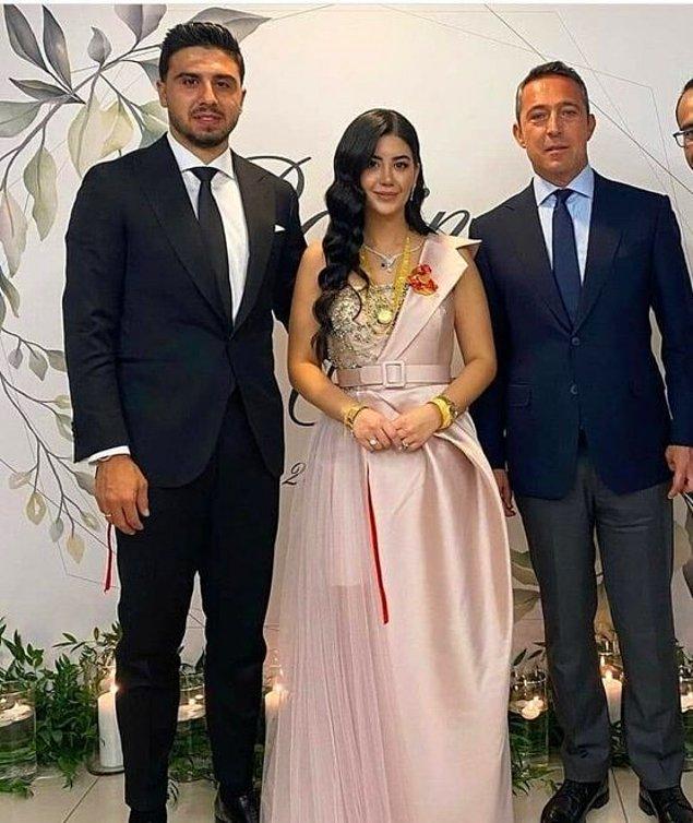 8. Futbolcu Ozan Tufan, sevgilisi Rojin Haspolat ile nişanlandı!