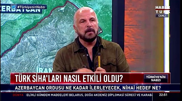 Bugün ise, Stratejist Mete Yarar, harita üzerinde durumu anlatırken, arka planda 'Yayını kesin, yayını kesin" sesleri duyuldu.