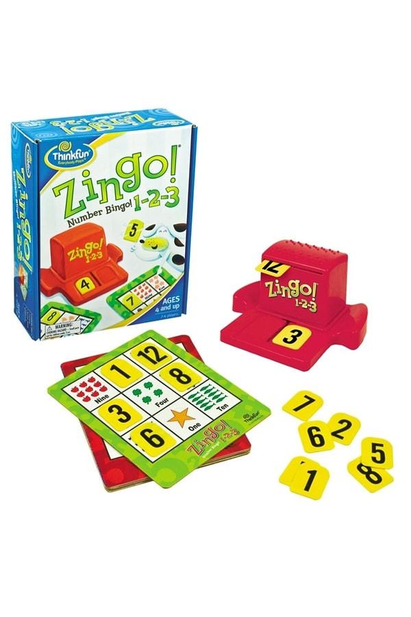 3. Okuma ve sayma becerilerini geliştirmenin yolu ödüllü Zingo oyunundan geçer. Zingo serisinin en yenisi ile evde '1-2-3- oyun başlasııııııın' diye bağırmaya hazır olun.