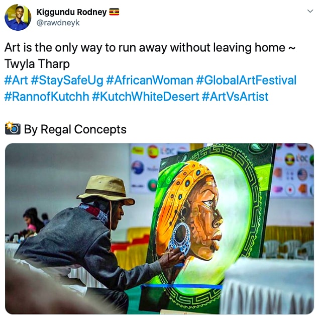 13. "Sanat evden çıkmadan kaçmanın tek yoludur. Twyla Tharp"