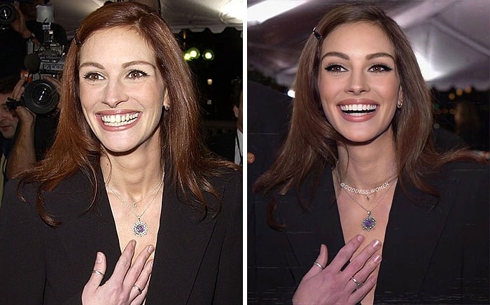 Как выглядели бы голливудские звезды согласно стандартам красоты инфлюенсеров в Instagram