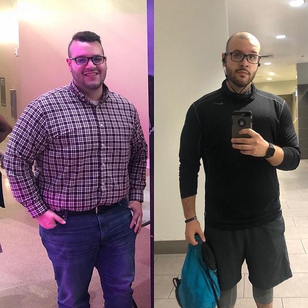 20. "Kilo kaybım, 142 kilodan (Haziran 2019) 101 kiloya (Eylül 2020)"