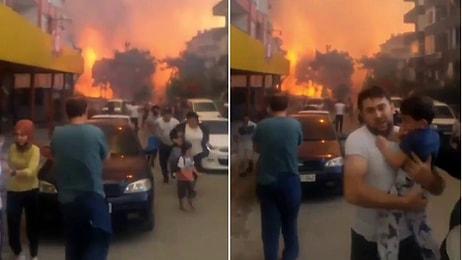 Hatay'daki Yangında Alevler Yeniden Evlere Sıçradı: Bölgeden Korkunç Görüntüler Geliyor!