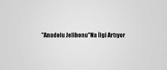 "Anadolu Jelibonu"Na İlgi Artıyor