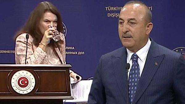 Bakan Çavuşoğlu, İsveçli mevkidaşının kullandığı 'We urge Turkey to withdraw Syria' (Türkiye'yi Suriye'den çekilmesi konusunda uyarıyoruz) sözüne tepki gösterdi.