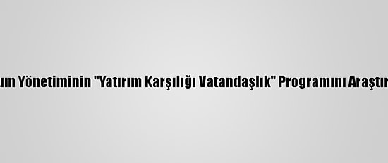 AB, Rum Yönetiminin "Yatırım Karşılığı Vatandaşlık" Programını Araştıracak