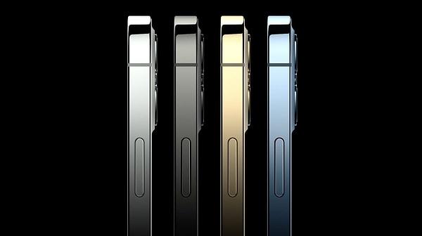 iPhone 12 Pro'nun renkleri de çeşitlendi.