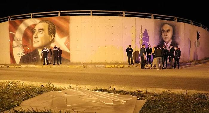 Kazalara Sebep Olabilirmiş: Karayolları, Bolu Belediyesi’nin Çizdirdiği Portreleri Silmeye Çalıştı, Vatandaş Set Çekti