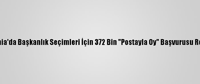 Pennsylvania'da Başkanlık Seçimleri İçin 372 Bin "Postayla Oy" Başvurusu Reddedilmiş