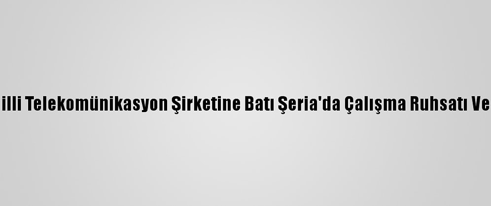 Filistin'den İsrailli Telekomünikasyon Şirketine Batı Şeria'da Çalışma Ruhsatı Verilmesine Tepki