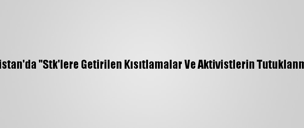 Bm'den Hindistan'da "Stk'lere Getirilen Kısıtlamalar Ve Aktivistlerin Tutuklanmasına" Tepki