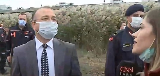 Büyükçekmece Kaymakamı, İsmini Yanlış Söyleyen Muhabire Düşen Eğitim Uçağı ile İlgili Konuşmadı: 'İsmimi de Yanlış Söylediniz Zaten'