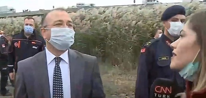 Büyükçekmece Kaymakamı, İsmini Yanlış Söyleyen Muhabire Düşen Eğitim Uçağı ile İlgili Konuşmadı: 'İsmimi de Yanlış Söylediniz Zaten'