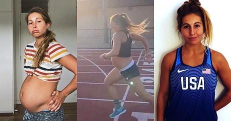 Günde 1.6 Kilometre Koşarak Spor Yapmamak İçin Bahanelere İhtiyacımızın Olmadığını Gösteren 9 Aylık Hamile Kadın