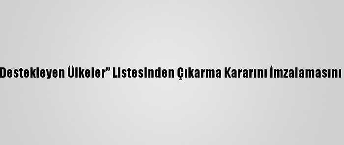 Sudan Trump'ın “Terörü Destekleyen Ülkeler” Listesinden Çıkarma Kararını İmzalamasını Memnuniyetle Karşıladı